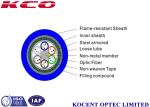 Outdoor Aerial Fiber Optic Cable Internet 2km 3km Each Roll Blue MGTSV Mining