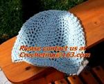 Woven cotton ball knitted cap,custom pom pom knitted beanie ,winter knit cap