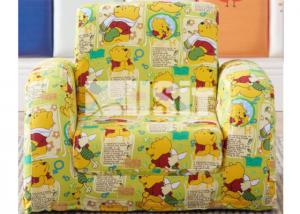 China Child Furniture 2 In 1 Flip Open Couch Bed Kid's Furniture Winnie Pooh Pattern on sale