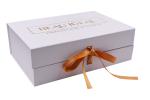 Foldable Recycled Spot UV Printed Rigid Box For Clothing