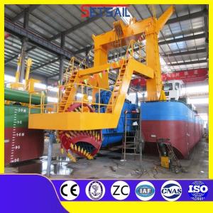 Wholesale 28-1000t Total Weight Diesel Cutter Suction Dredger with Anchore Boom Best Choice from china suppliers