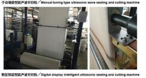 China supplier Ultrasonic Cutting machine/Ultrasonic nonwoven bag sealing and cutting machine