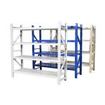 Adjustable Metal 4 Shelf Industrial Storage Rack With 200 Lbs Capacity