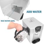 UV printing 2 in 1 Water Dispenser 20kg Bullet Ice Making Small Home Commercial