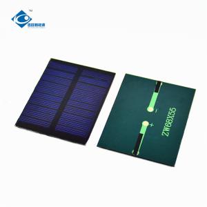 Wholesale 5V Strip PET Solar Photovoltaic Panel ZW-6855 Mini Portable Solar Panels 0.5W Epoxy Solar Panel from china suppliers