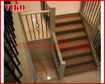 Wrought Iron Staircase VK116S Wrought Iron Handrail Tread Beech,Railing tempered