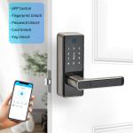 Biometric Fingerprint Remote unlocking digits door lock and smart wireless door