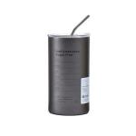 Vacuum Insulated Stainless Steel Thermos Cup With Straws For Cold And Hot Drinks