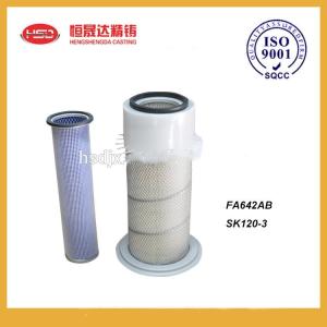 Wholesale SK120 3 FA642AB Kobelco Excavator Air Filter from china suppliers