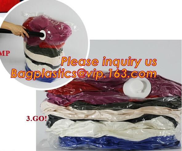 Space Savcer Vacuum Compressed Storage Bags, Vacuum Seal Cube Shape Storage Bag