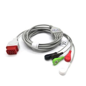 Wholesale 12 Pin 5leads ECG Patient Cable Compatable With Bionet BM5 BM7 from china suppliers