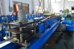 0.5-1mm Galvanized Steel Grage Door Track Roll Forming Machine 16 Stations