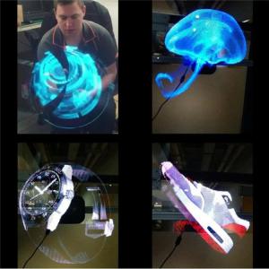 Wholesale Electronic Hologram Projector 3D LED Holographic Advertising Display Fan 42cm Diameter from china suppliers