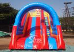 Popular children happy clown inflatable slide with arch full digitally printed