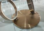 High Temperature Baking 55cm Stainless Steel Marble Coffee Table