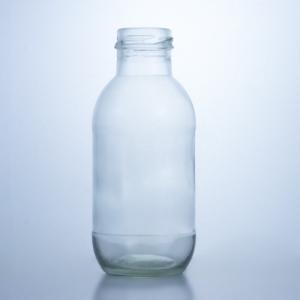 Wholesale 300ml Round Glass Milk Bottle with Lid Liquor Storage Solution Decal Surface Handling from china suppliers