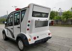 4kw AC Motor Electric Patrol Car / Electric Pickup Cart With Top Alarm Lamp Mini