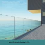 Powder Coated / Polished / Brushed / Anodized Stair Hand Railings 10mm
