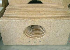 Wholesale Custom Prefab Granite Vanity Tops Anti Stain Single Sink Vanity Top from china suppliers