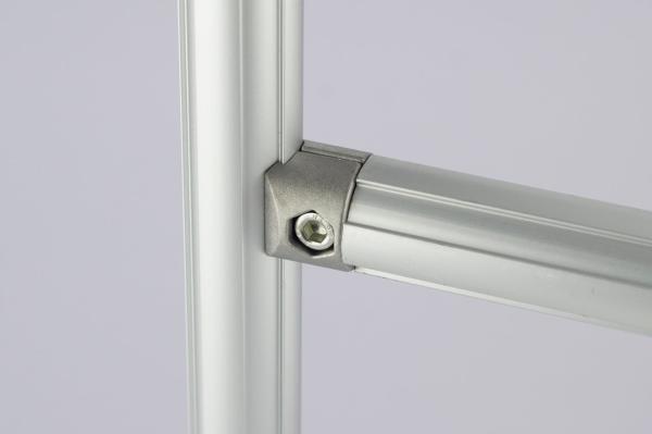 Grab Connection Aluminum Pipe Fittings , Aluminium Tube Connectors SGS