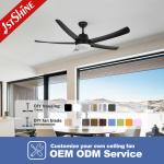 Pure Copper Motor High Speed Remote Control 52 inch Ceiling Fan for ETL