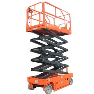 Wholesale Scissor Lift Elevator Movable Hydraulic Aerial Lifting Platform 6m 8m 10m 12m from china suppliers