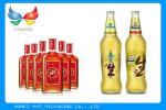 Vacuum Metallic Foil Paper Single Sided Coating , Easy To Wash Away From Bottles