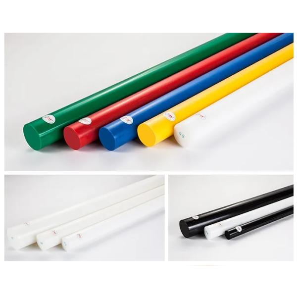 100% Solid HDPE Polyethylene Rods Raw Material Extrusion