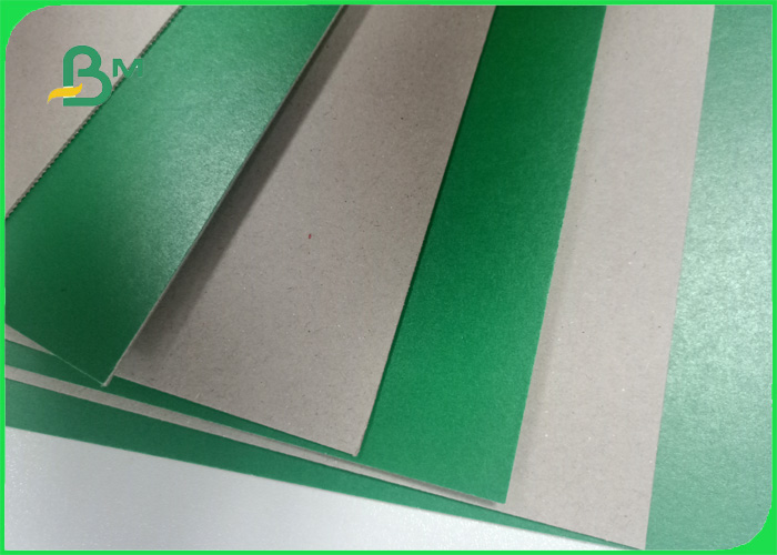 470gsm / 1.2mm Good breakage resistance green color book binding board for folder