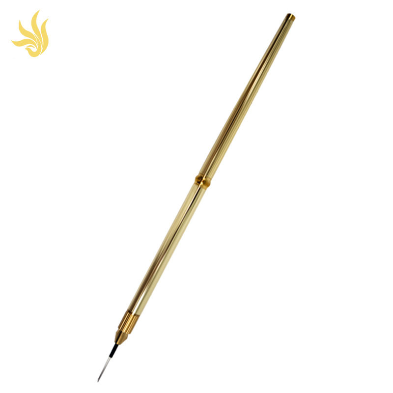 Golden Aluminum Alloy Microblading Tattoo Pen For Permanent Eyebrow