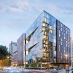 Cladding Glass Facade Hidden Frame Glass Curtain Wall Commercial