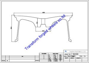 Wholesale TM229505 22X9.5 inches forged wheels monoblock wheels blanks Dimple style barrel and rims from china suppliers