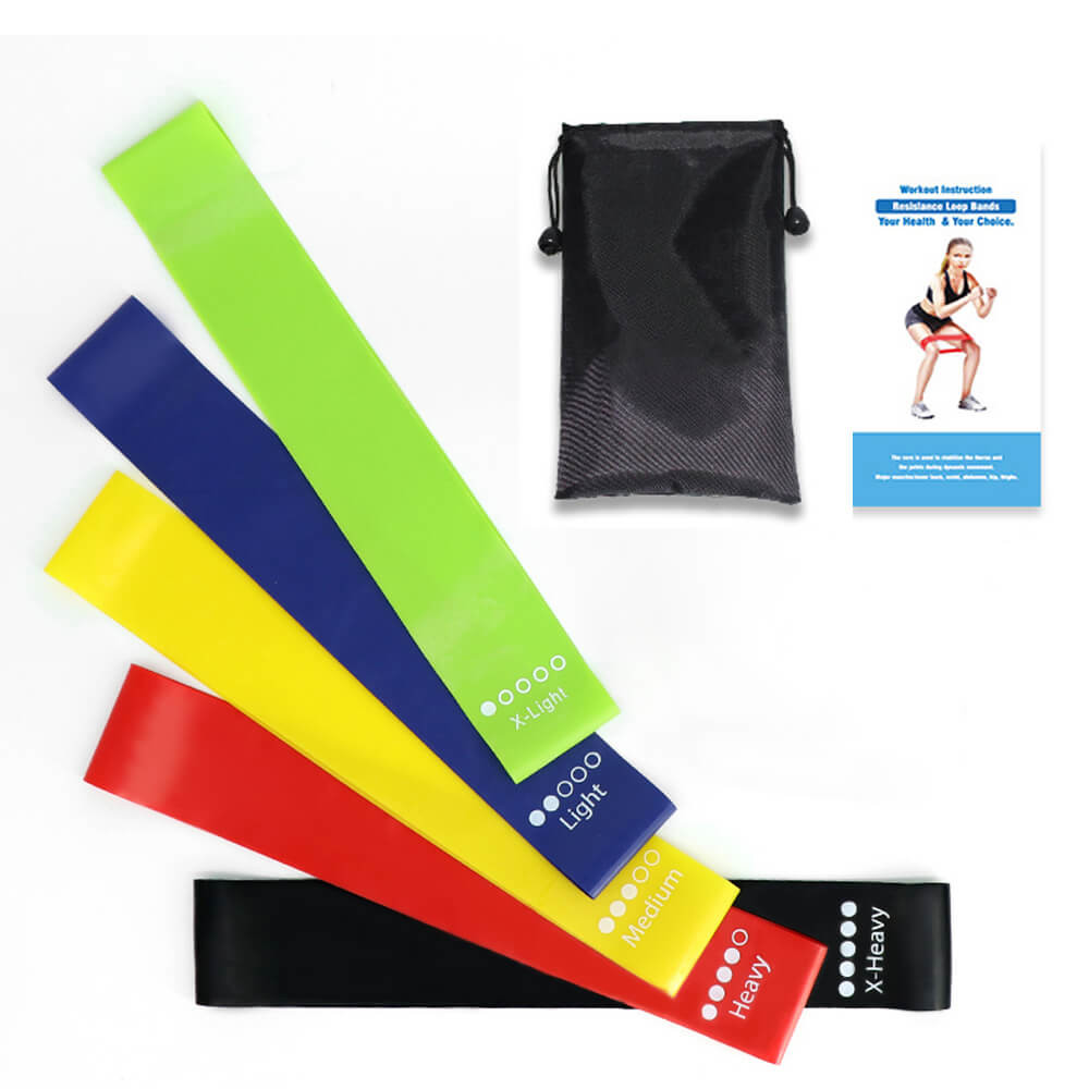 Unisex Fitness Rubber Bands , Yoga Resistance Bands For Body Shaping