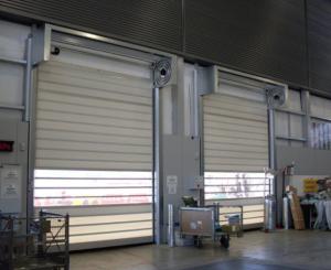 Wholesale High Safety Efficiency Aluminum Transparent High Speed Spiral Door With 220V/50HZ Power Supply from china suppliers