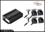 3D 360 Degree Surrounding Bird View Security System For Bus / Truck 4 Way Camera