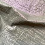 160GSM 150D 150D Winter Jacket Fabric Plain Reflective Polyester Fabric 1.5M