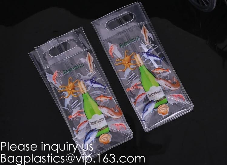 Vinyl Transparent PVC Gusset Bag Plastic Tote Shopping Bag For Packaging TPU Laser Makeup Handbag PVC Cosmetic Shopping