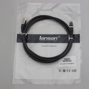 Wholesale Al - Mylar Cat6a Shielded Patch Cable 300V Voltage For Routers / DSL Modems from china suppliers