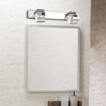 Nordic modern LED mirror front light simple bathroom light K9 crystal light(WH
