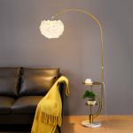 Romantic Feather Floor Lamp, Sofa Vertical Table Lamp for Living Room Bedroom