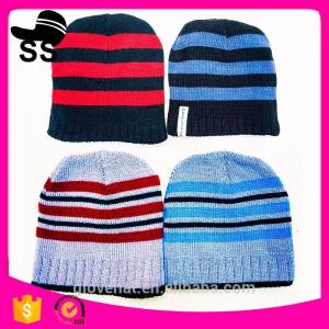 2017new style16*17cm Animal Beanies cap keep warm107gMan Monster Stripe Critter 100%Polyester  Winter Knitting hats