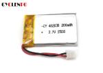 LP-402030 Bluetooth Headset Battery , 3.7 V Li Poly Rechargeable Battery Pack