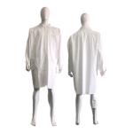 Stock Uniform White Anti Static Lightweight Lab Coat Visitor Coat