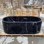 Black Stone Marble Bathtub Freestanding Home Bath Tubs Nero Marquina Hotel