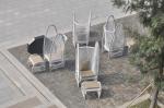 Upgrade Your Patio with Modern Outdoor Rattan Sun Lounger Chair and Ottoman Set
