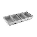 commercial 3/4/5/6 slotted non-stick toast box Alumminum steel baking tray toast