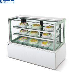 Wholesale Practical 50HZ Small Cake Display Counter , Vertical Glass Chiller Cake Showcase from china suppliers