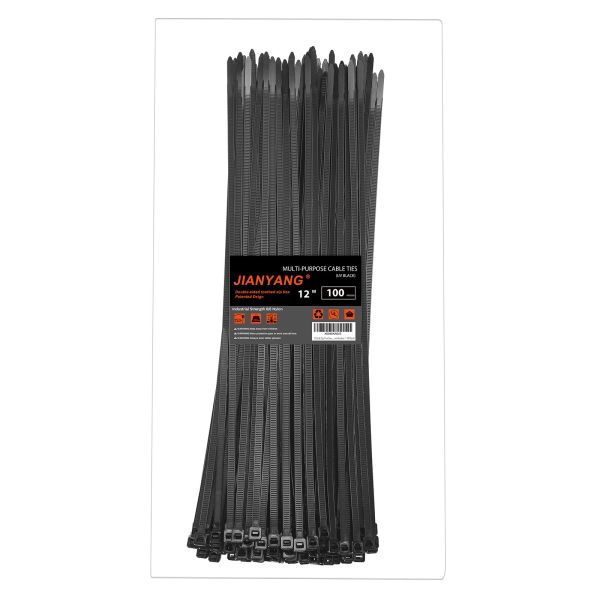4.6mm Width Plastic Wire Straps 200/300/350/450mm Length With 100 LBS Tensile Strength
