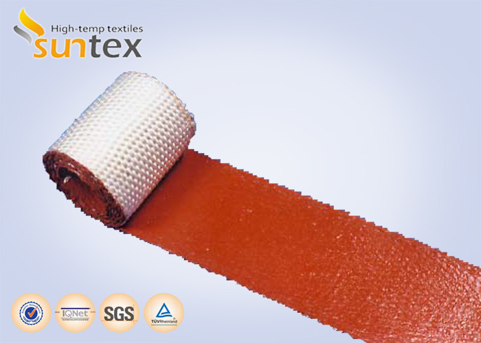 550C Heat Resistant Silicone Fiberglass Sleeve Insulation Cable Pipe Protection