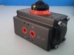 rack and pinion quarter-turn air rotary actuators control butterfly valve ball